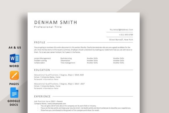 Download ATS Resume Template - Resume template Collection