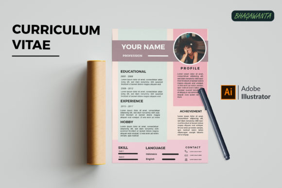 Download CV Resume Template #460 - Resume template Collection